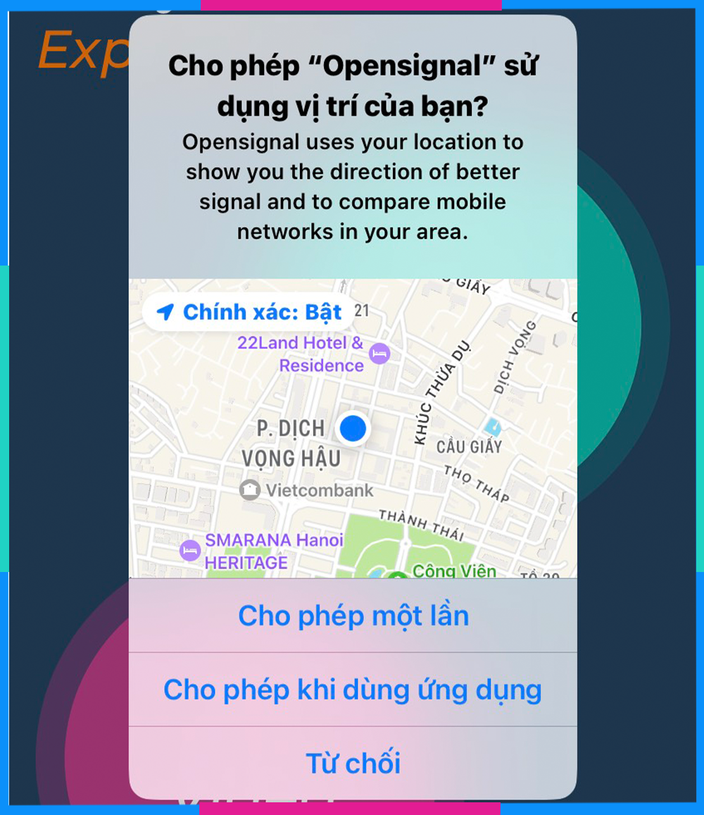 Kiểm tra tốc độ 4G Opensignal 1 2 3